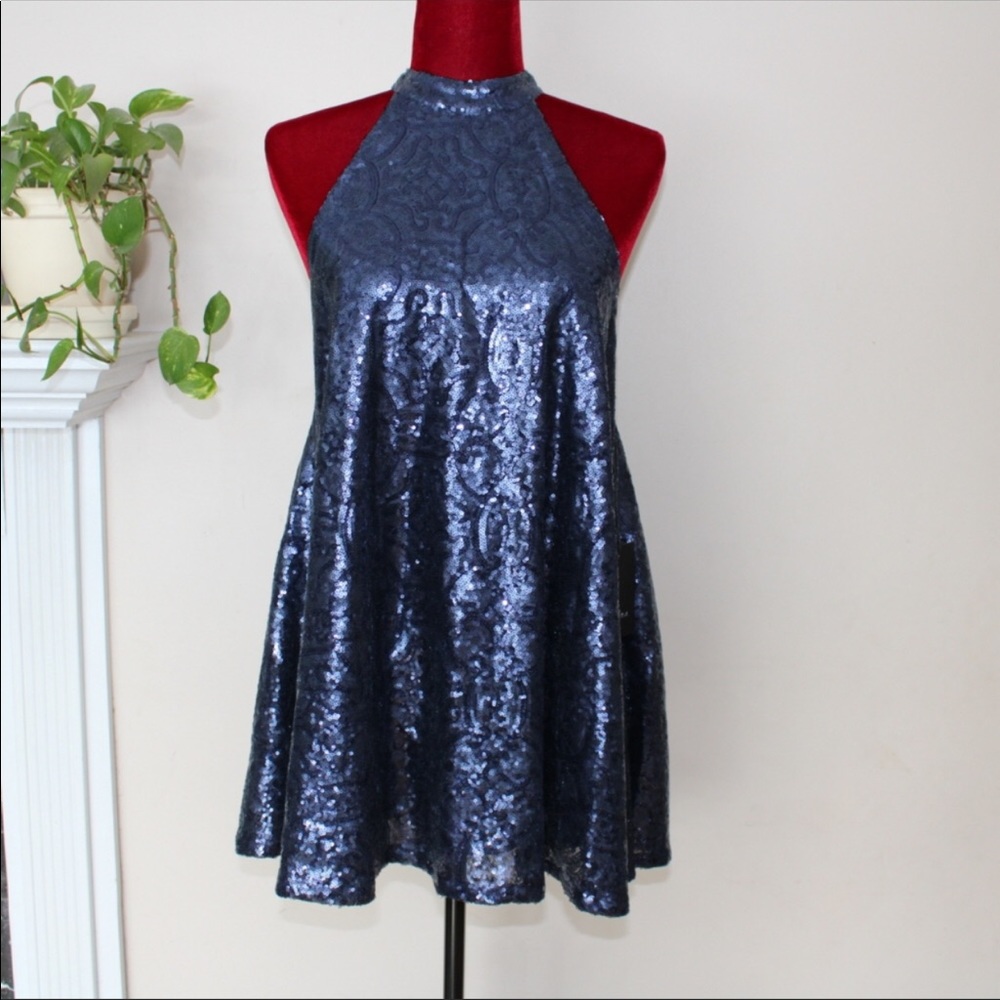 Reposh-2 for $45 Super beautiful blue blingy dress